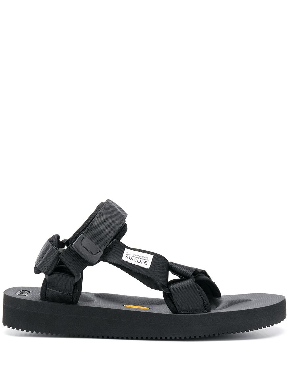 Suicoke touch strap sandals - Black von Suicoke