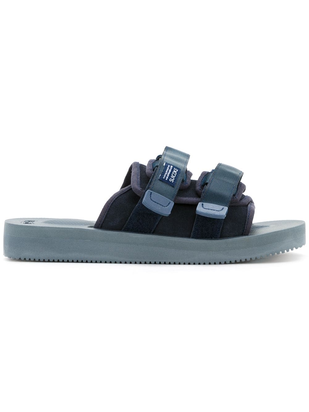 Suicoke touch-strap slide sandals - Blue von Suicoke