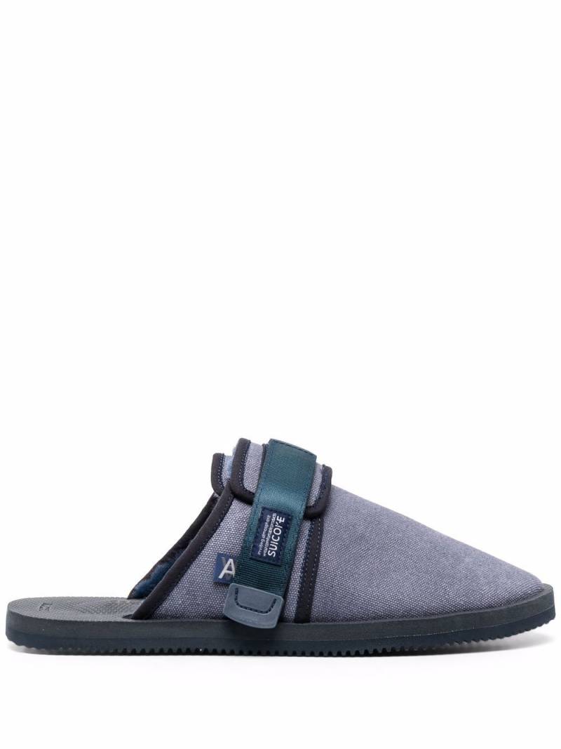 Suicoke x Daniel Arsham Zavo-Mabda slippers - Blue von Suicoke