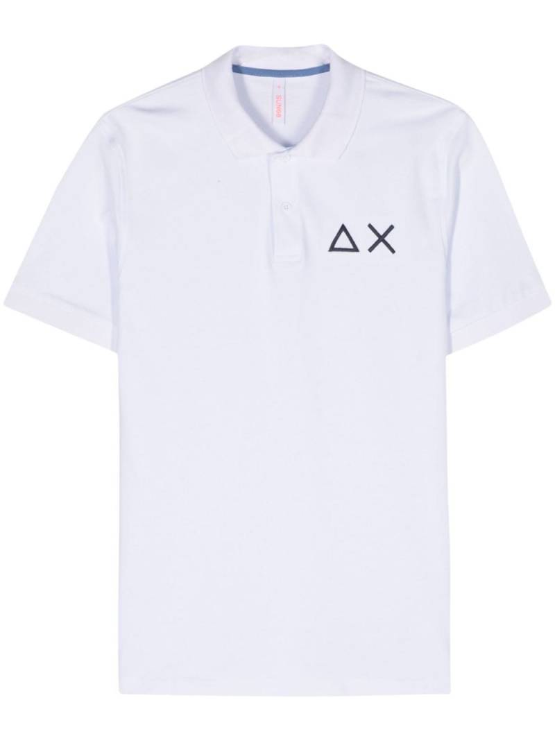 Sun 68 Maxi AX polo shirt - White von Sun 68