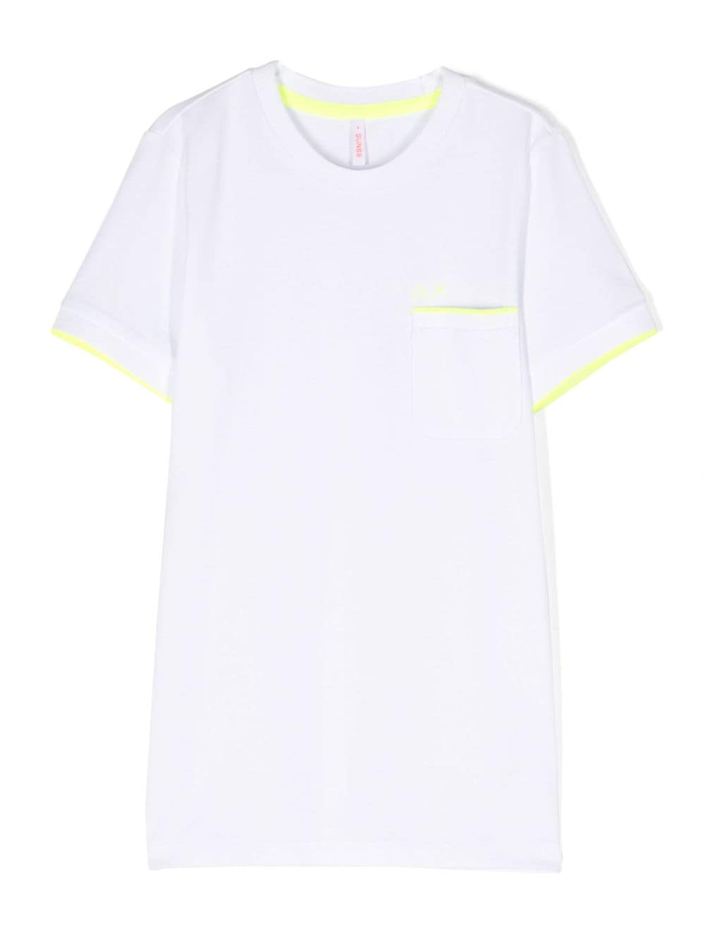 Sun 68 logo-embroidered T-shirt - White von Sun 68