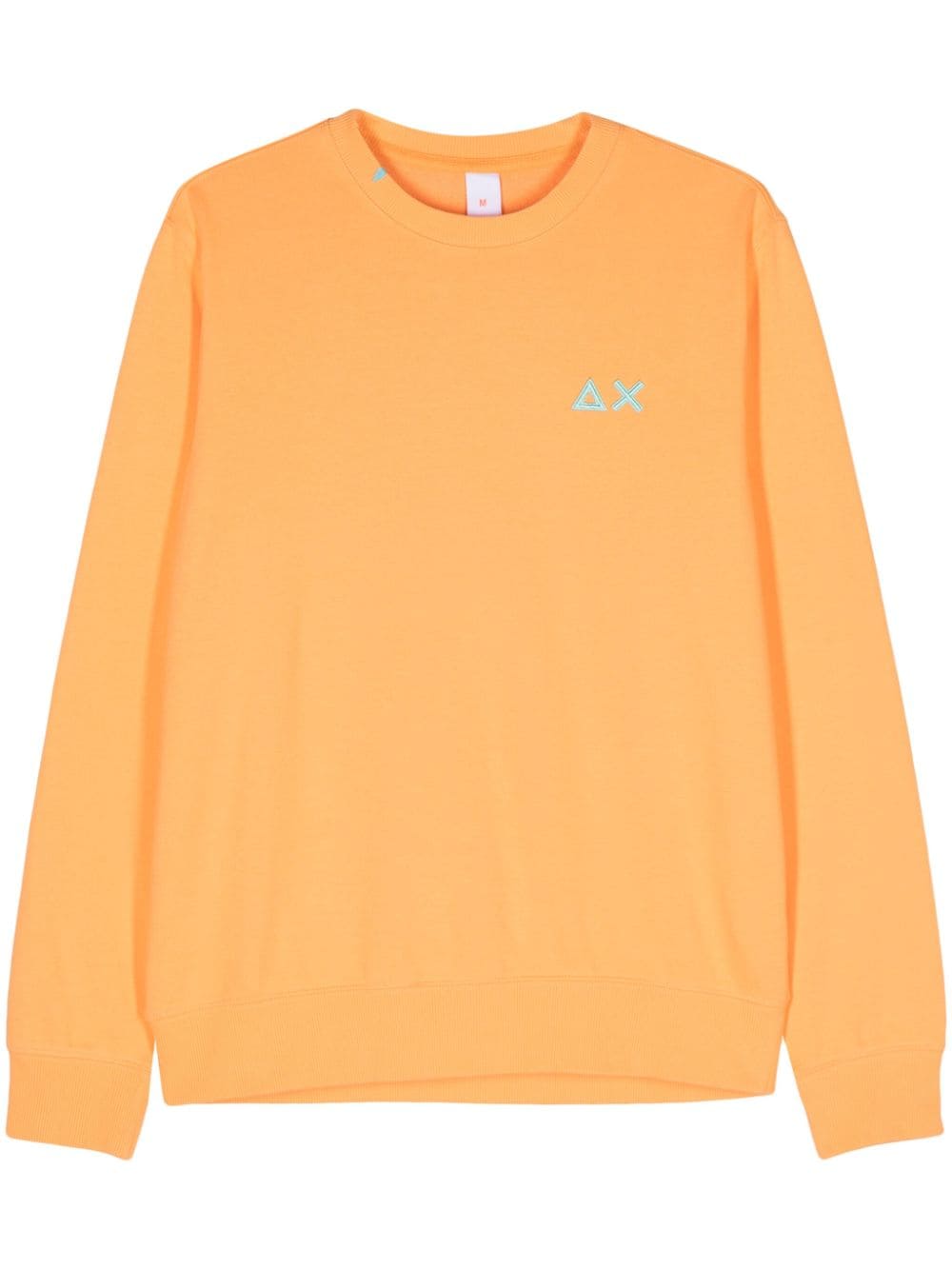 Sun 68 logo-embroidered sweatshirt - Orange von Sun 68