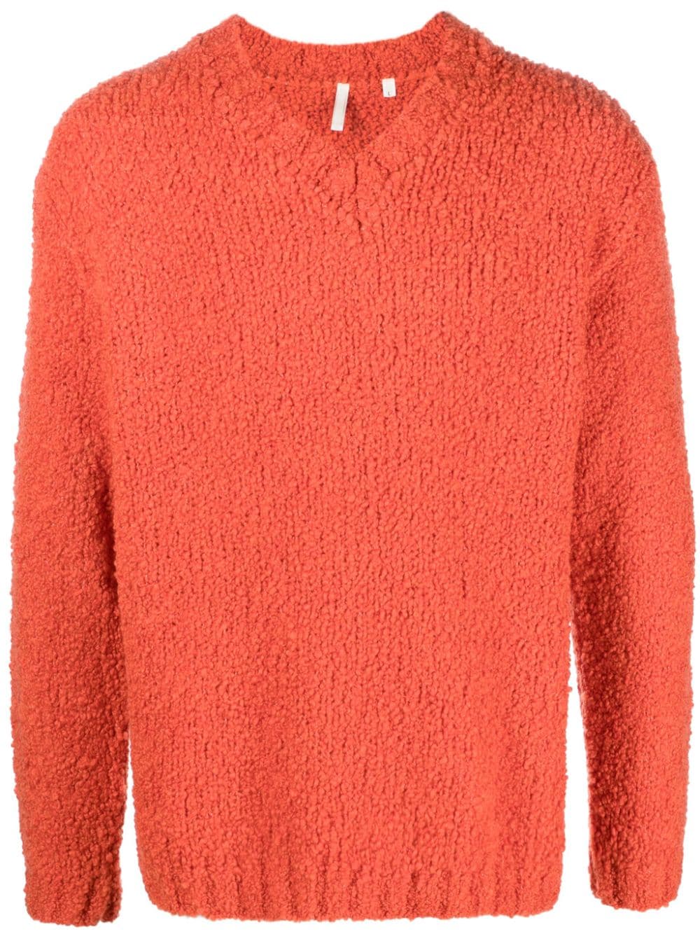 Sunflower Aske fleece-texture jumper - Orange von Sunflower