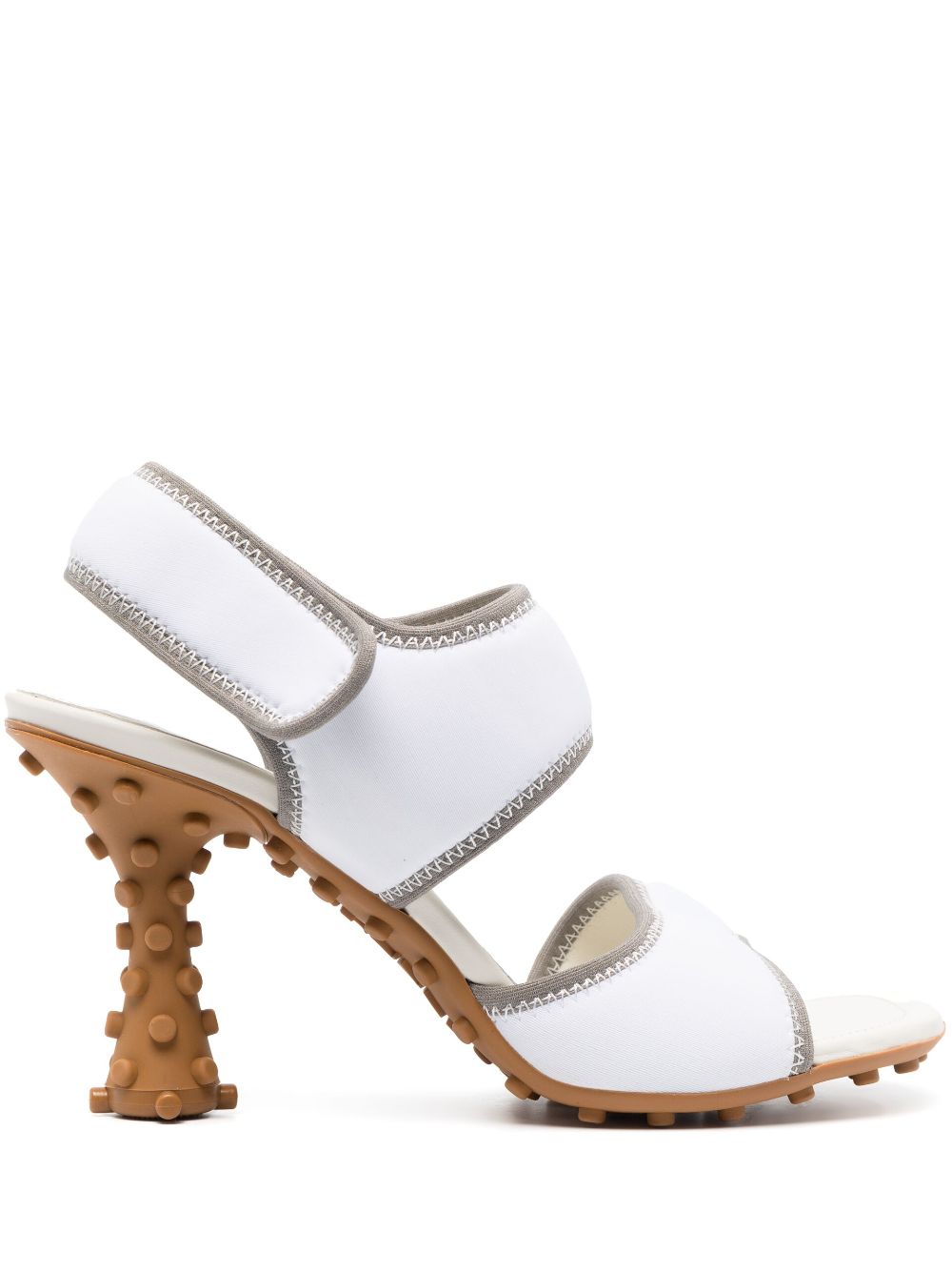 Sunnei 1000Chiodi high-heel sandals - White von Sunnei