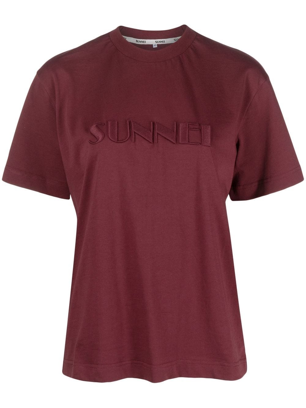 Sunnei logo-embroidered cotton T-shirt von Sunnei