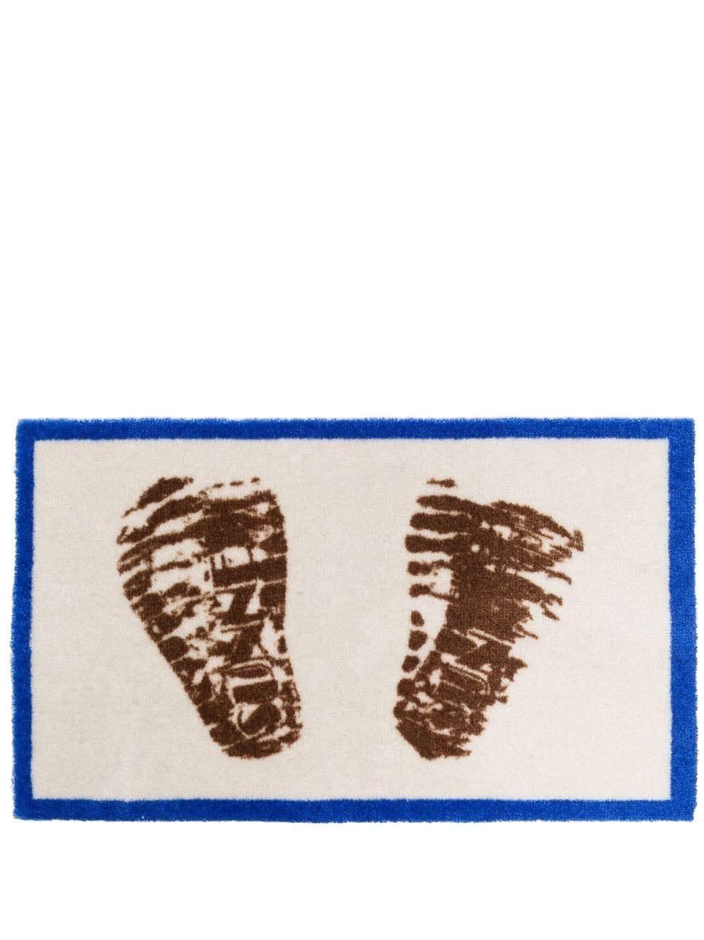 Sunnei logo-footprint textured doormat - White von Sunnei