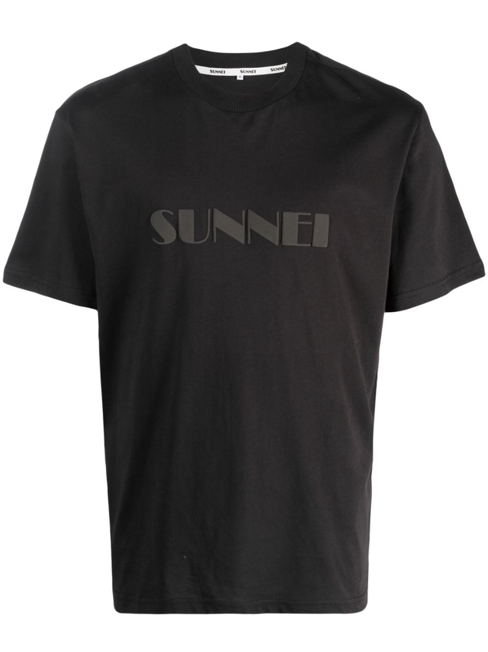 Sunnei logo-print cotton T-shirt - Black von Sunnei