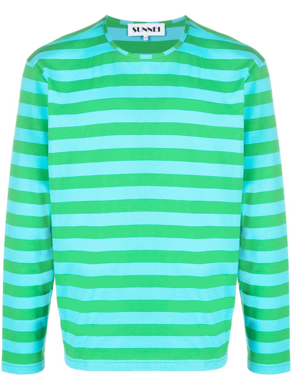 Sunnei long-sleeve striped T-shirt - Blue von Sunnei