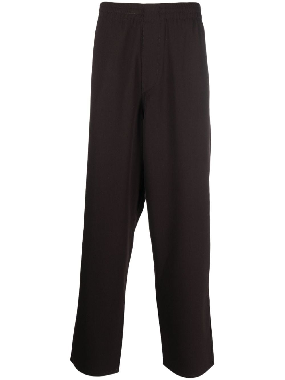 Sunnei straight-leg slip-on trousers - Brown von Sunnei