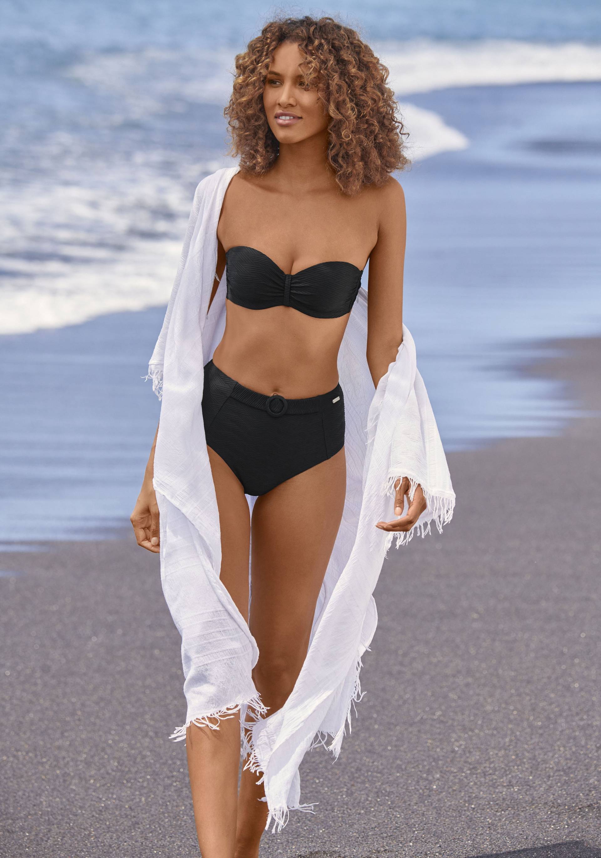 Sunseeker Highwaist-Bikini-Hose »Loretta«, mit Ziergürtel von Sunseeker