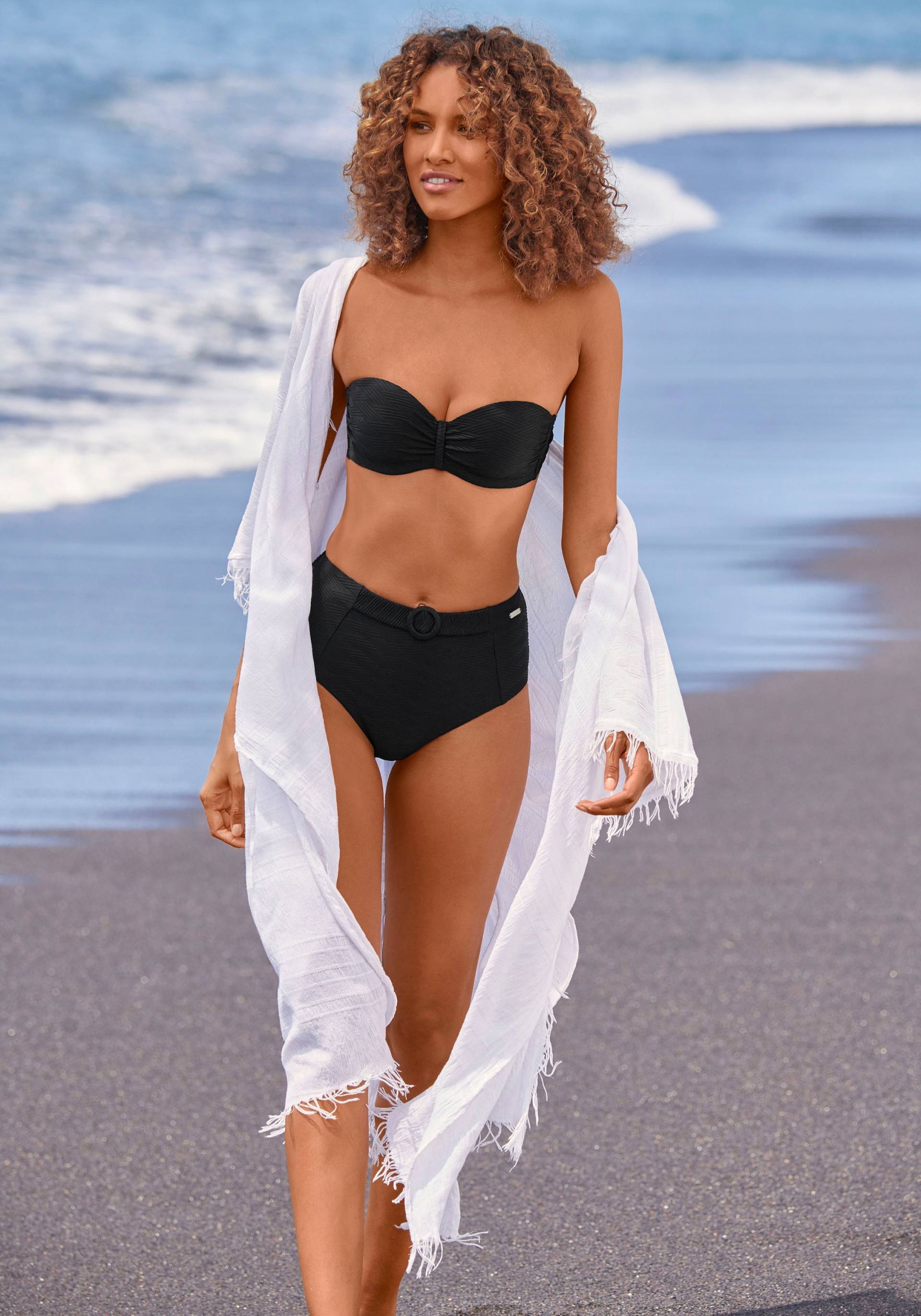 Sunseeker Highwaist-Bikini-Hose »Loretta«, mit Ziergürtel von Sunseeker