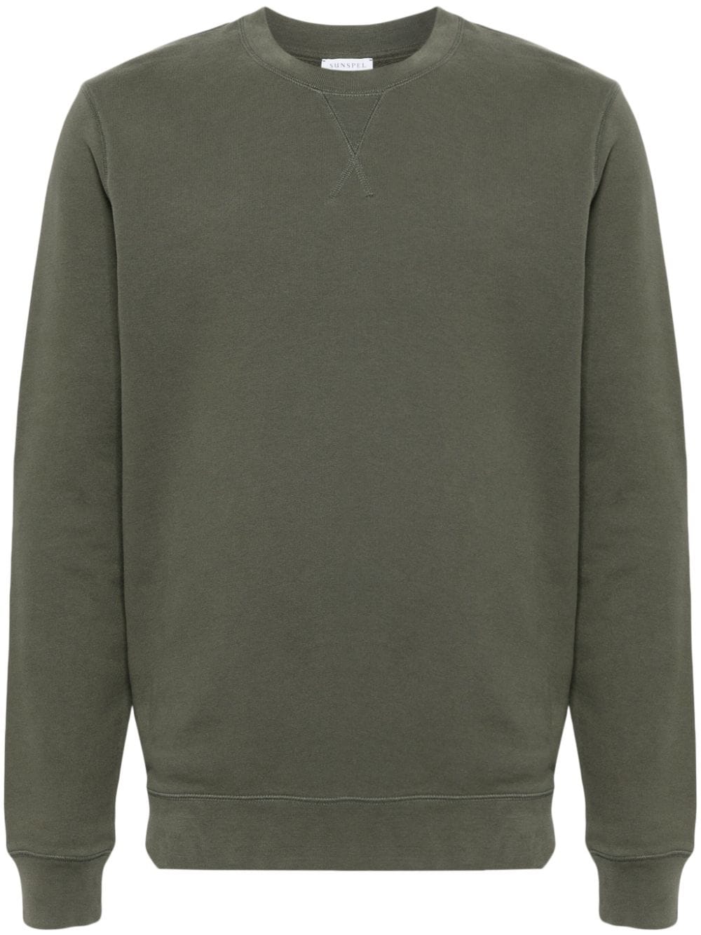 Sunspel Loopback cotton sweatshirt - Green von Sunspel