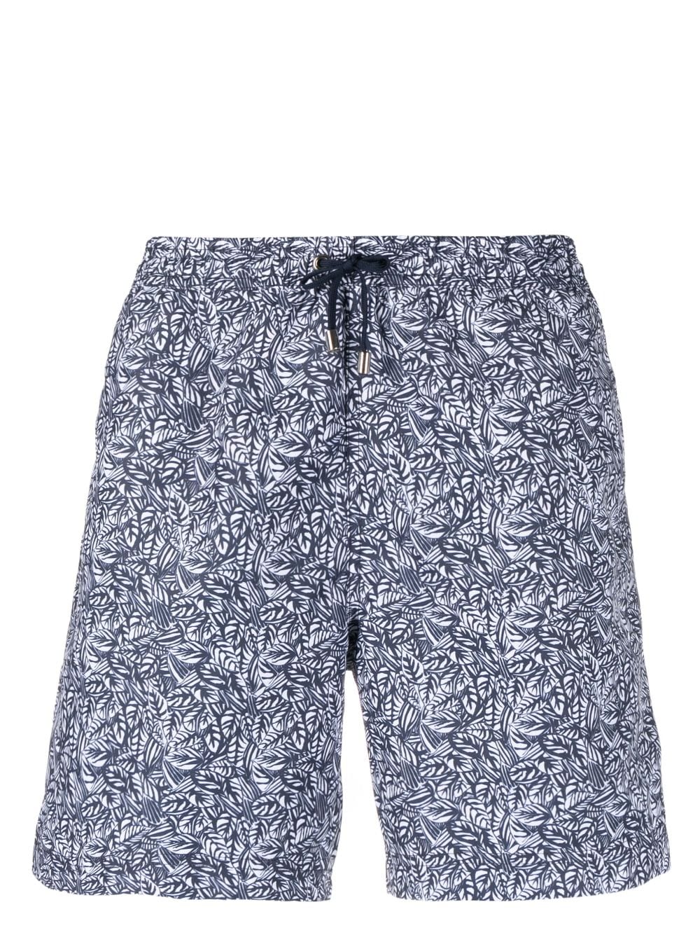 Sunspel graphic-print swim shorts - Blue von Sunspel