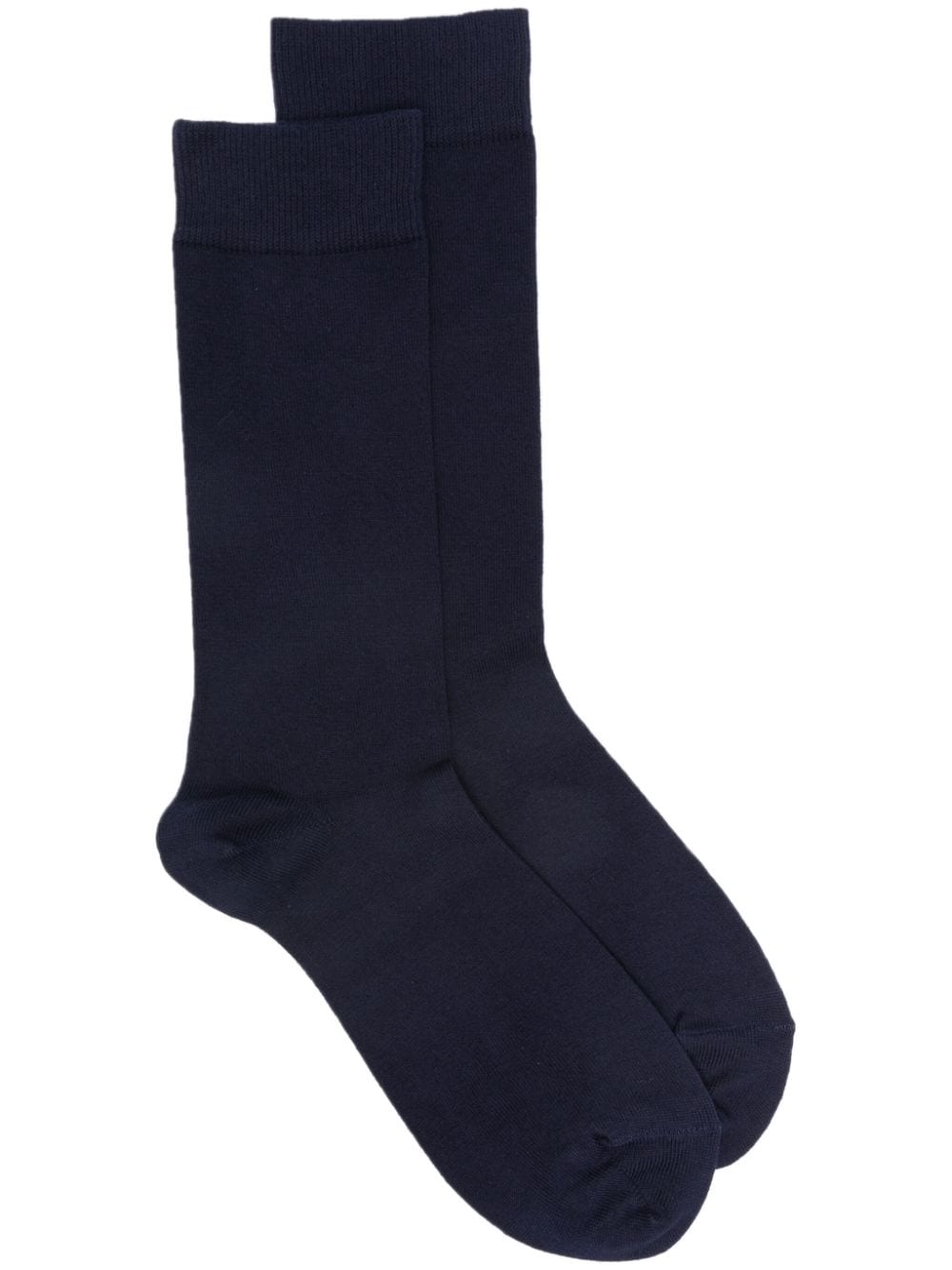 Sunspel logo-print socks - Blue von Sunspel