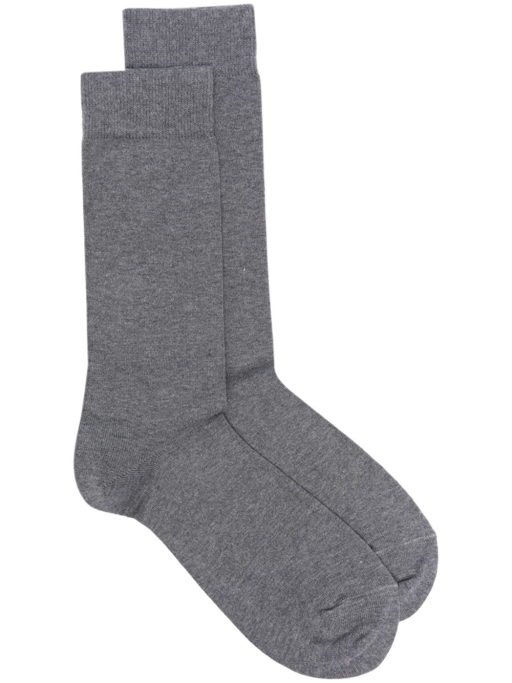 Sunspel logo-print socks - Grey von Sunspel