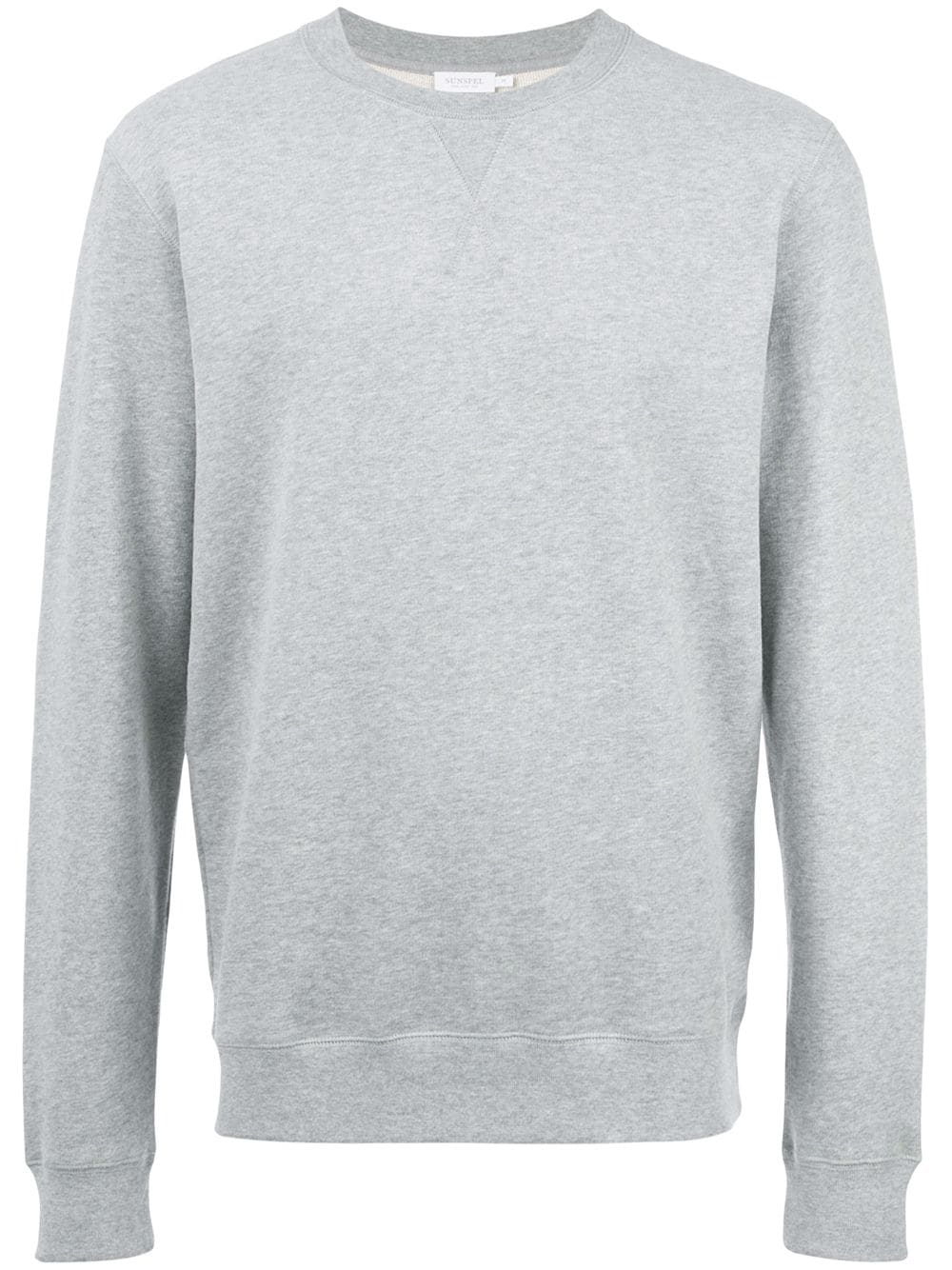 Sunspel plain crew neck sweatshirt - Grey von Sunspel