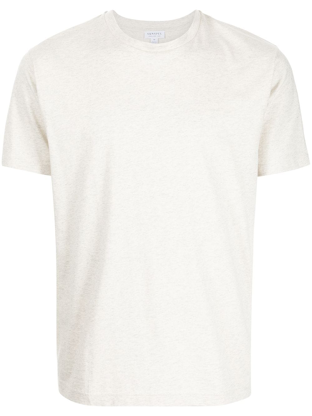 Sunspel round neck T-shirt - White von Sunspel