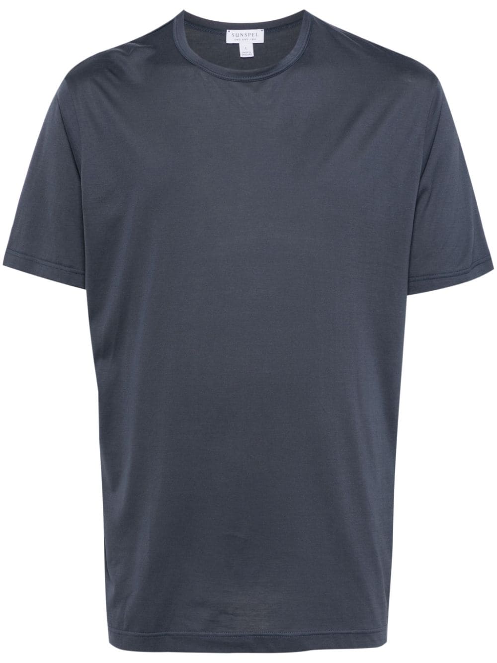 Sunspel round-neck cotton T-shirt - Blue von Sunspel