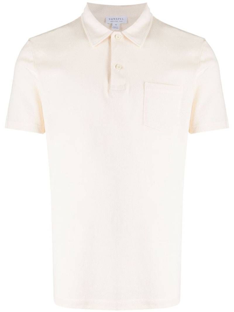 Sunspel short-sleeves cotton polo shirt - Neutrals von Sunspel