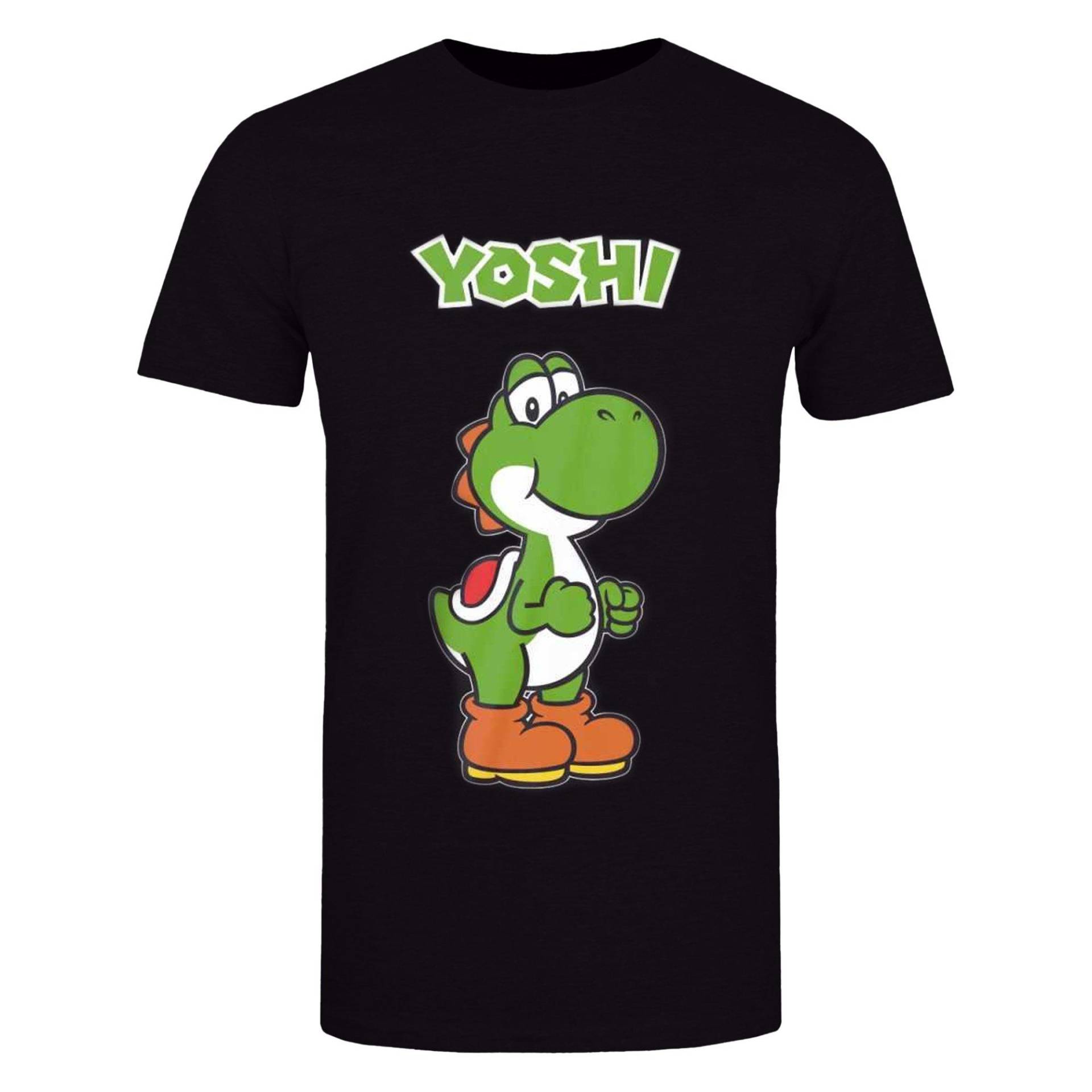 Tshirt Damen Schwarz L von Super Mario