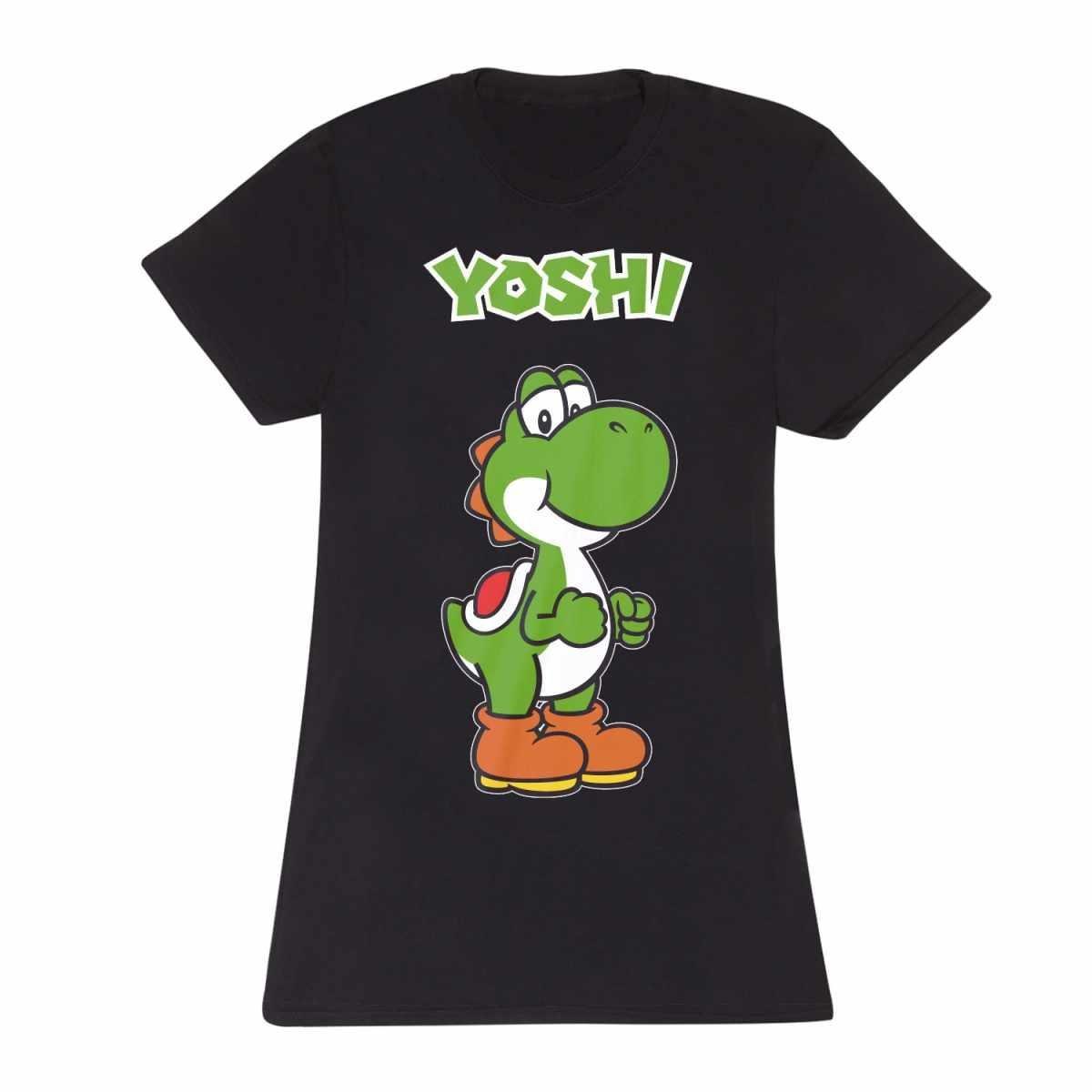 Tshirt Damen Schwarz XL von Super Mario