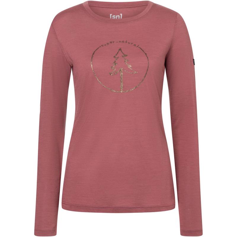 Super.Natural Damen Bubble Tree Longsleeve von Super.Natural