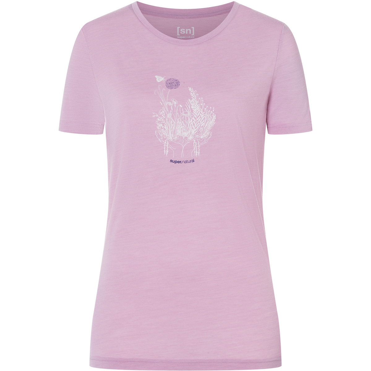 Super.Natural Damen Flowerhands T-Shirt von Super.Natural