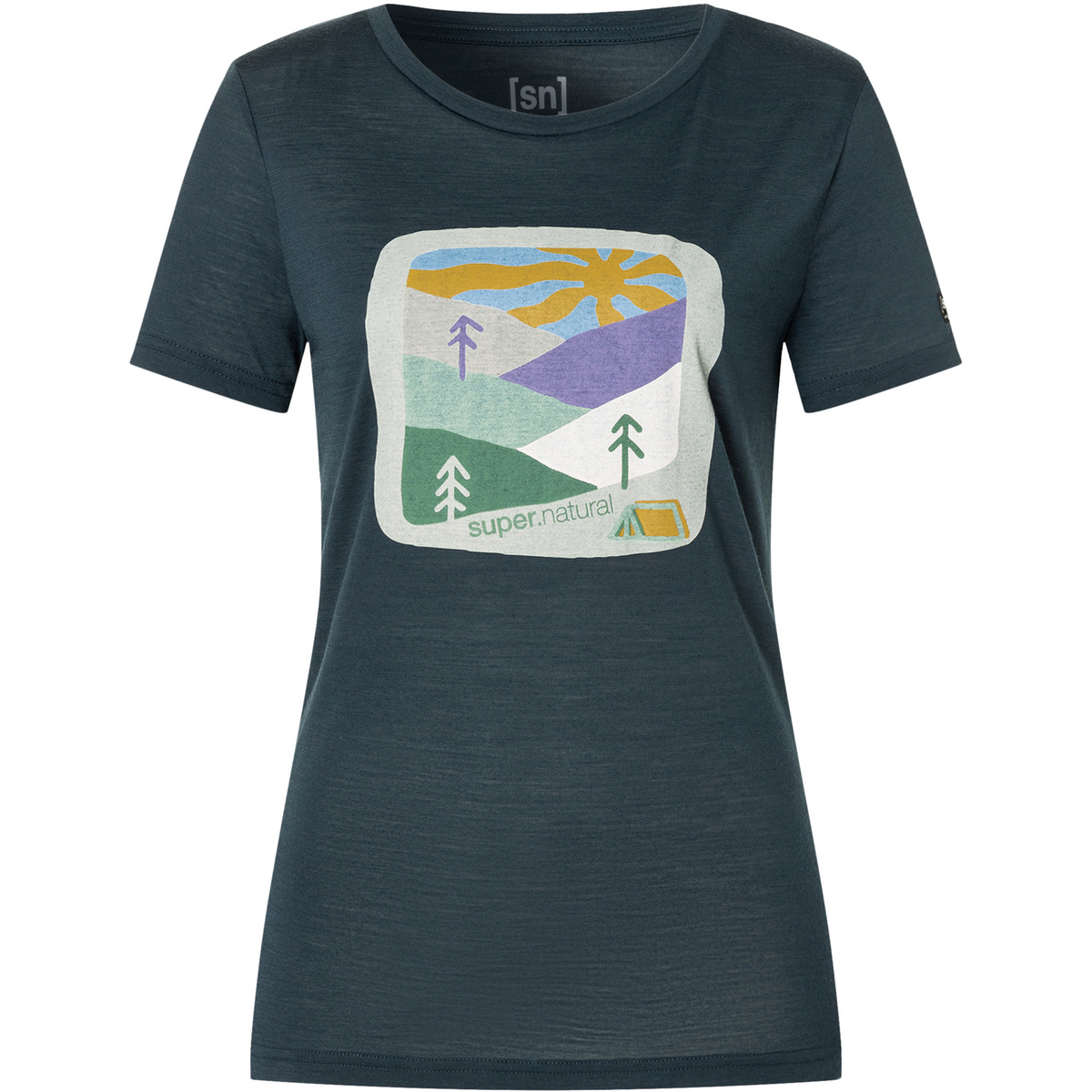 Super.Natural Damen Mountain Art T-Shirt von Super.Natural