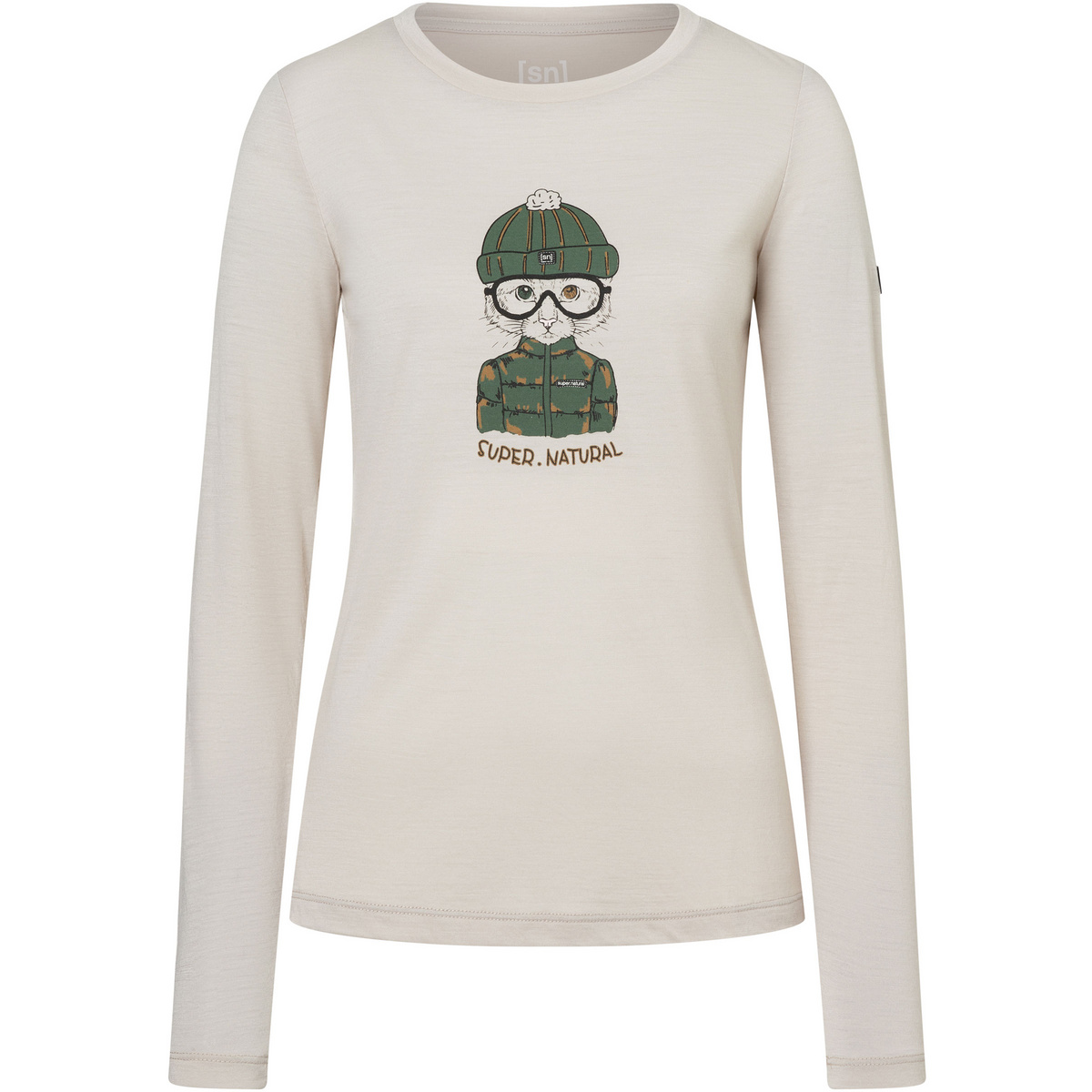 Super.Natural Damen Snow Cat Longsleeve Super.Natural Damen Snow Cat Longsleeve von Super.Natural