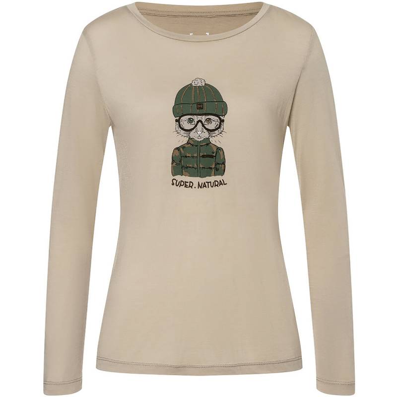 Super.Natural Damen Snow Cat Longsleeve von Super.Natural