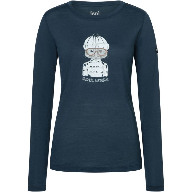 Super.Natural Damen Snow Cat Longsleeve von Super.Natural