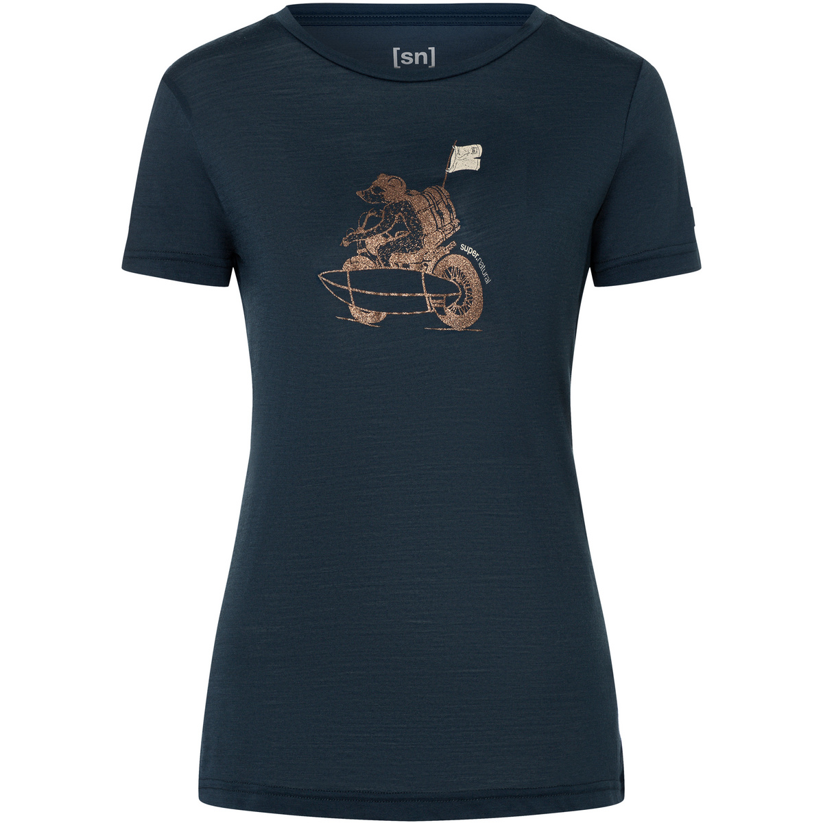 Super.Natural Damen Supermotor Bear T-Shirt von Super.Natural