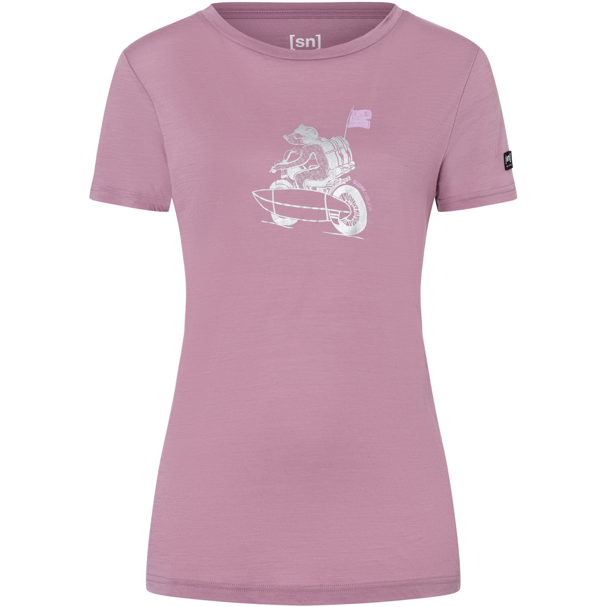 Super.Natural Damen Supermotor Bear T-Shirt von Super.Natural