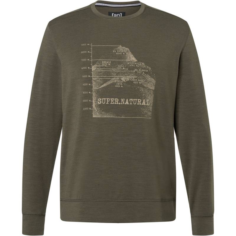 Super.Natural Herren 7 Peaks Crew Longsleeve von Super.Natural