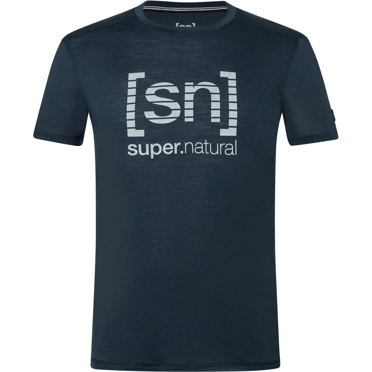 Super.Natural Herren Grid Logo T-Shirt von Super.Natural