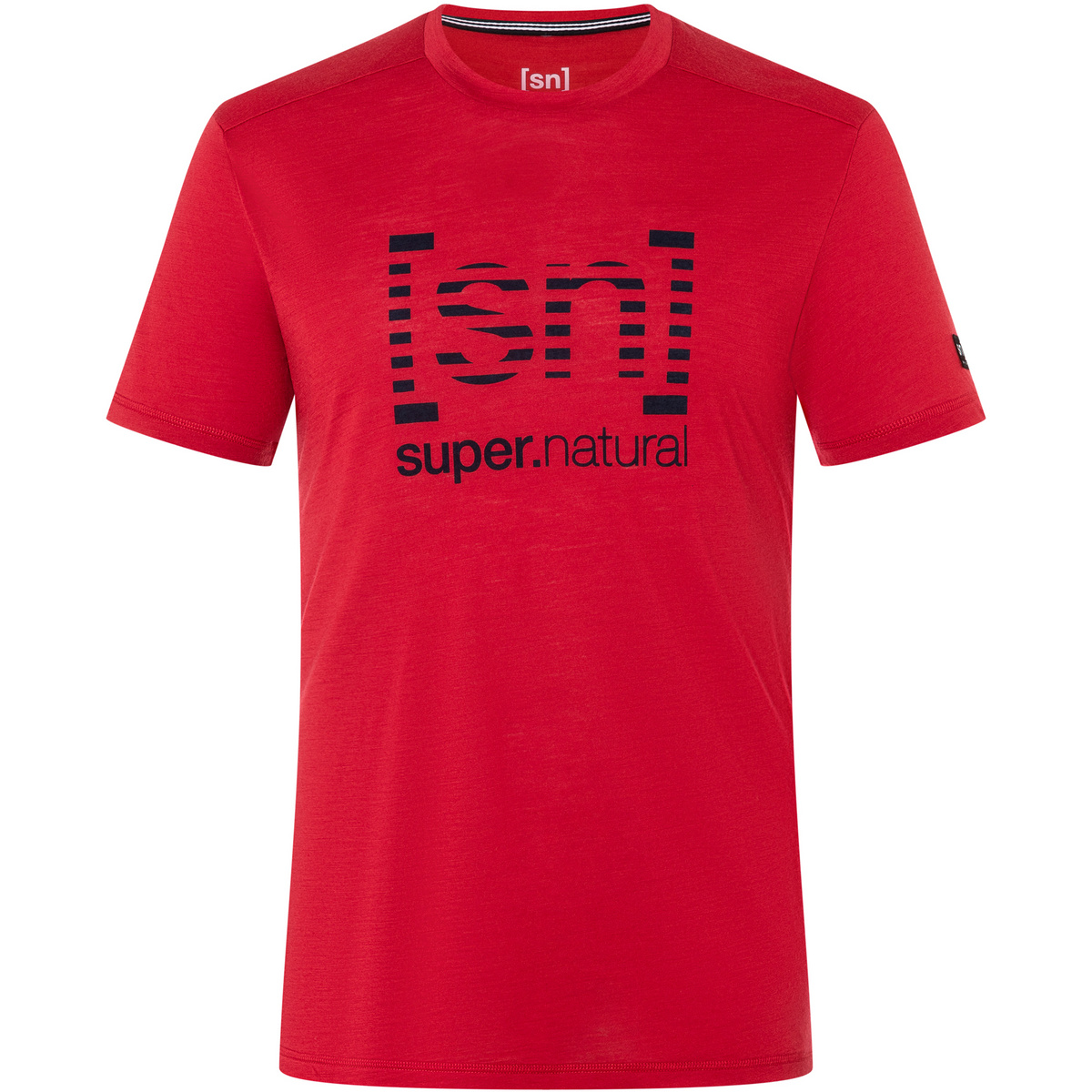 Super.Natural Herren Grid Logo T-Shirt von Super.Natural