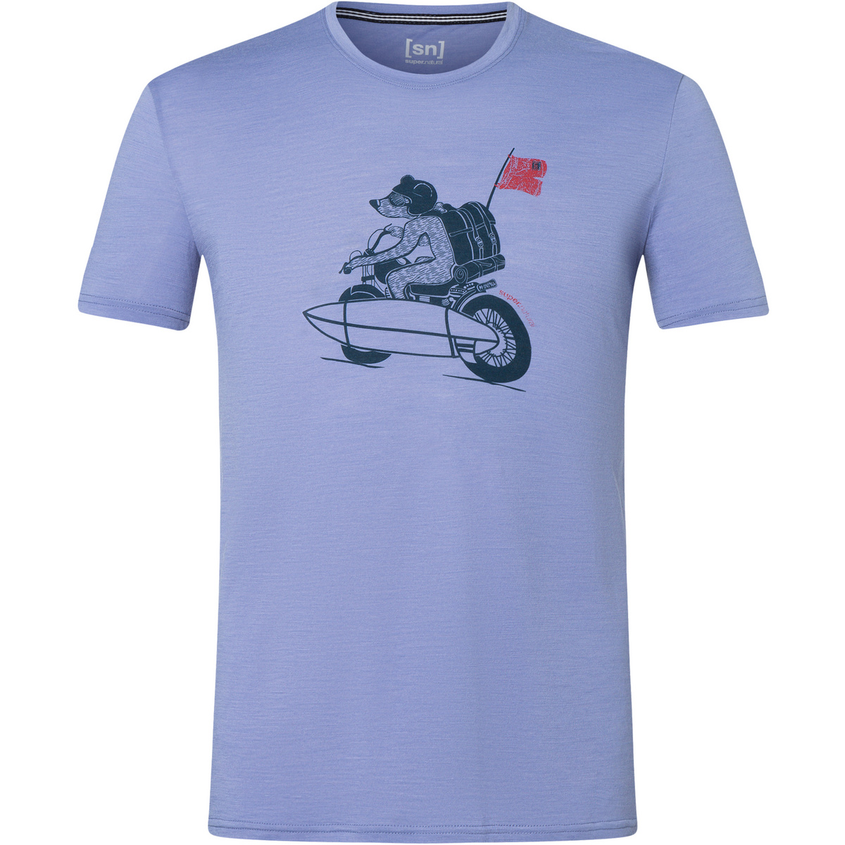 Super.Natural Herren Naked Bear T-Shirt von Super.Natural