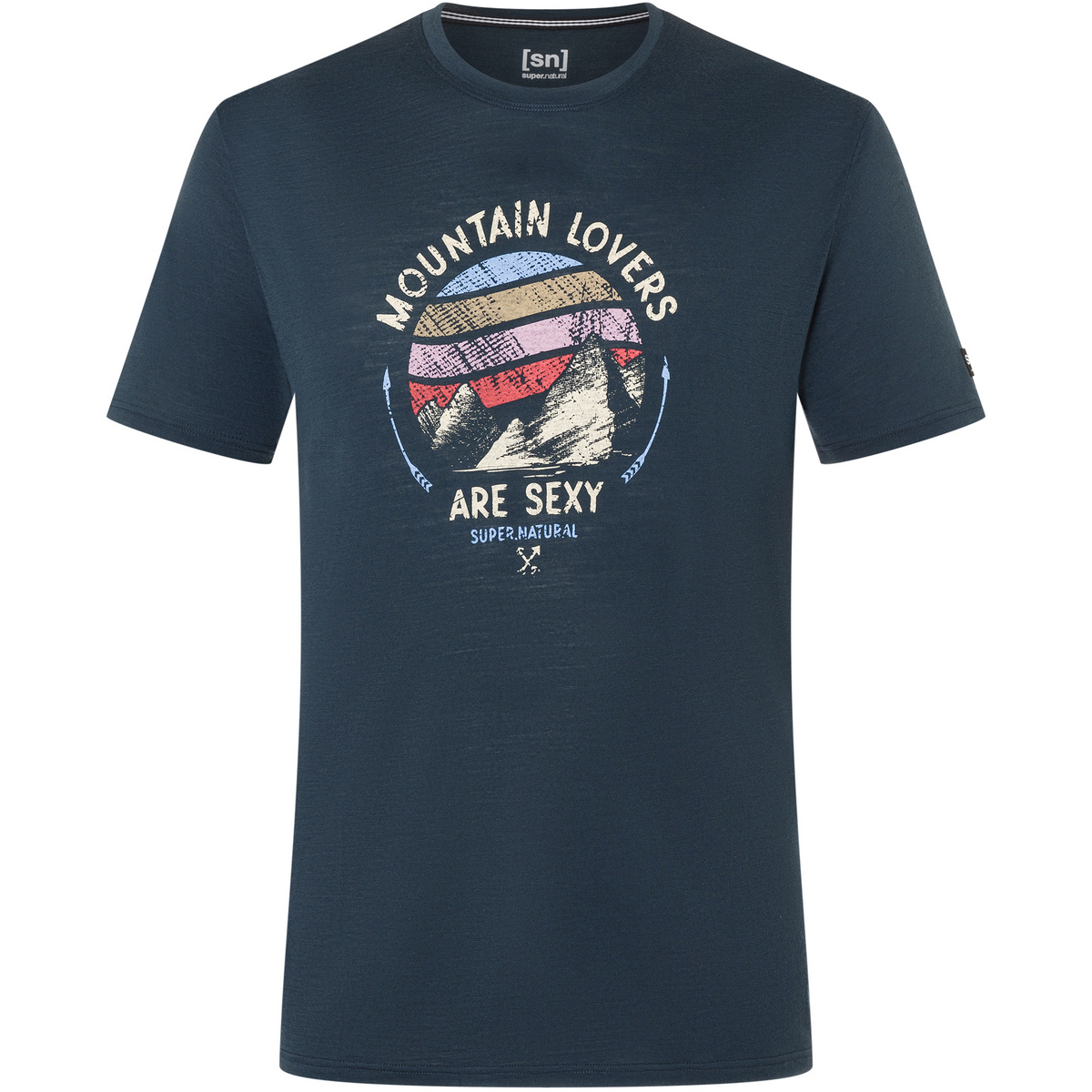 Super.Natural Herren Northern Lights T-Shirt von Super.Natural