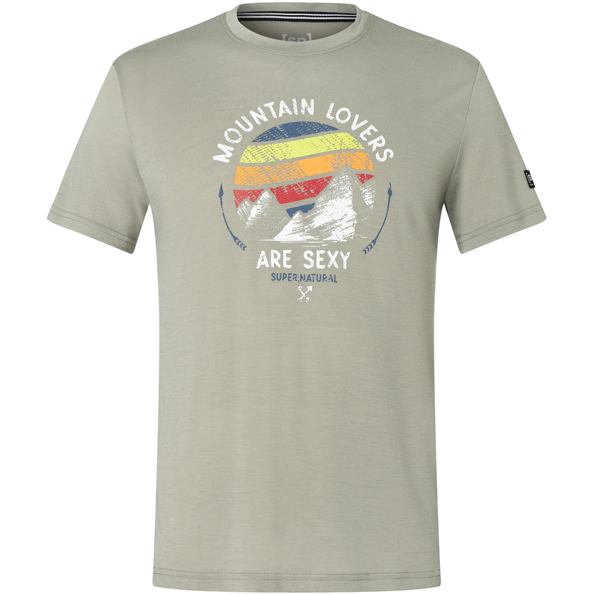 Super.Natural Herren Northern Lights T-Shirt von Super.Natural