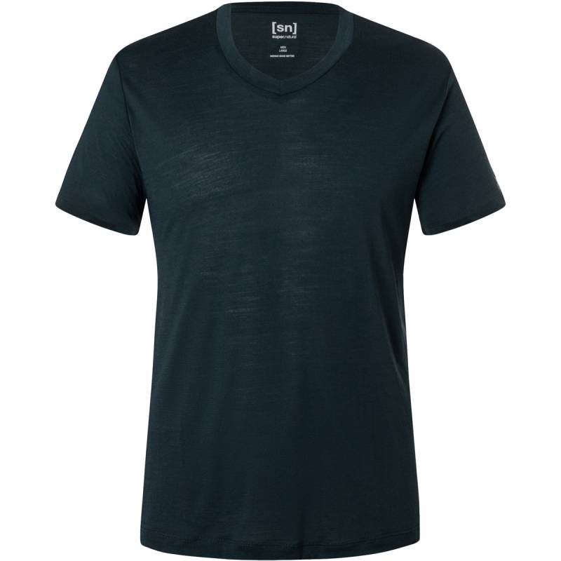 Super.Natural Herren Sierra140 V Neck T-Shirt von Super.Natural