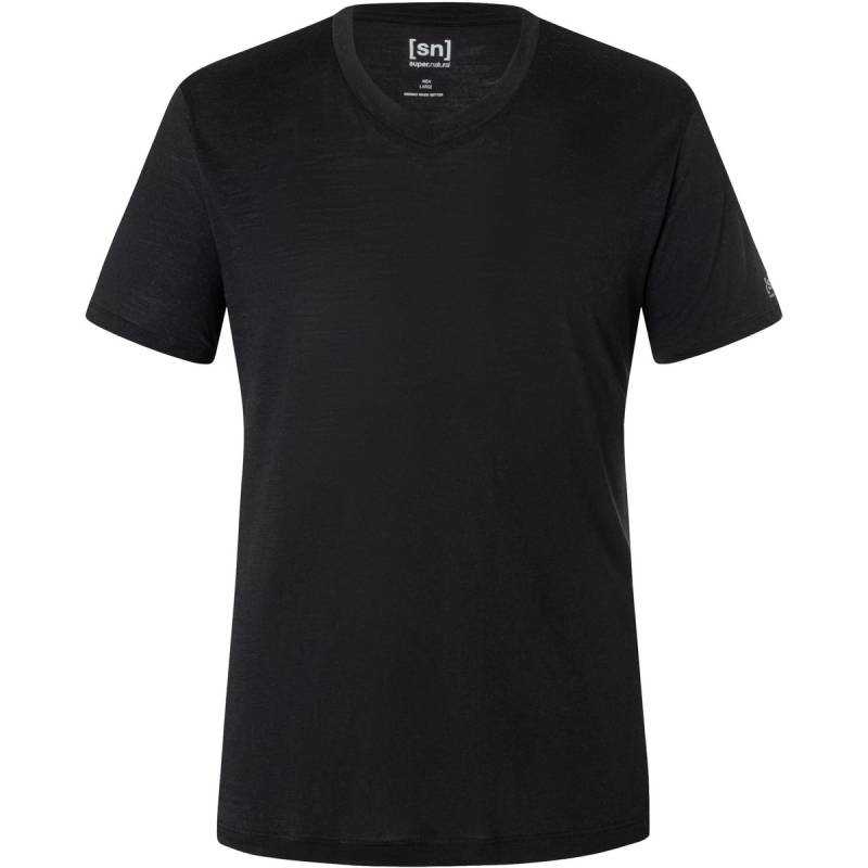 Super.Natural Herren Sierra140 V Neck T-Shirt von Super.Natural