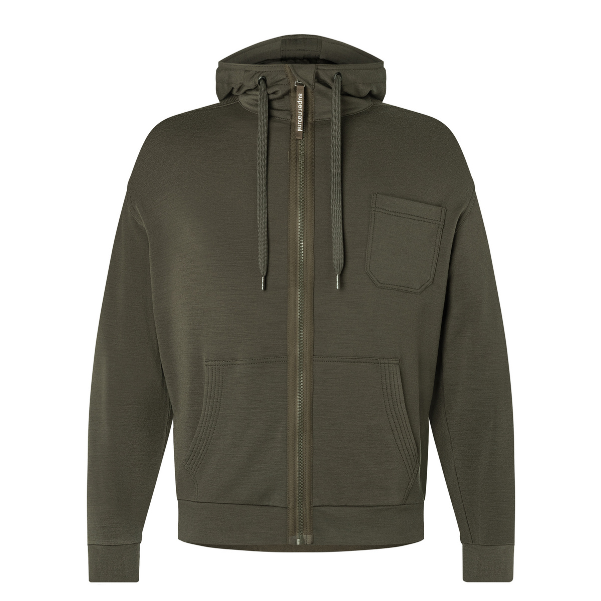 Super.Natural Herren Solution Hoodie Jacke von Super.Natural