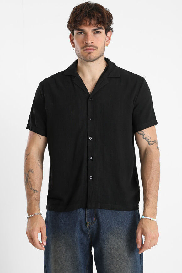 Supercrew Leinenhemd | Schwarz | Herren  | M von Supercrew