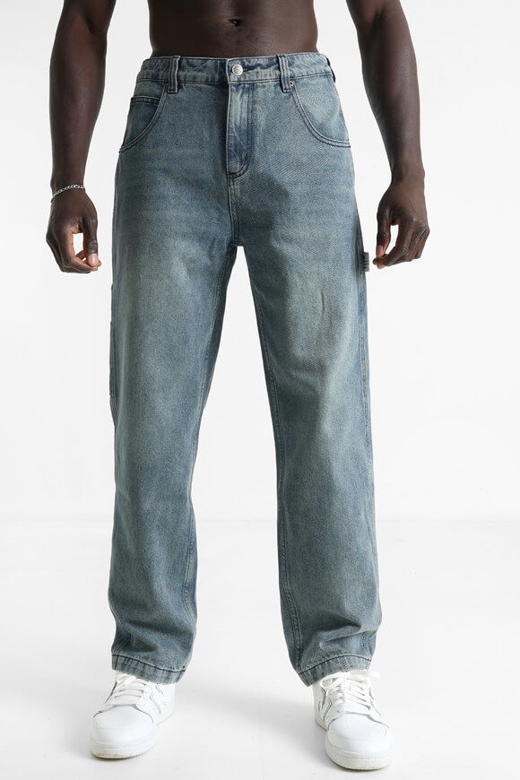 Supercrew Regular Fit Jeans | Medium Blau | Herren  | 38 von Supercrew