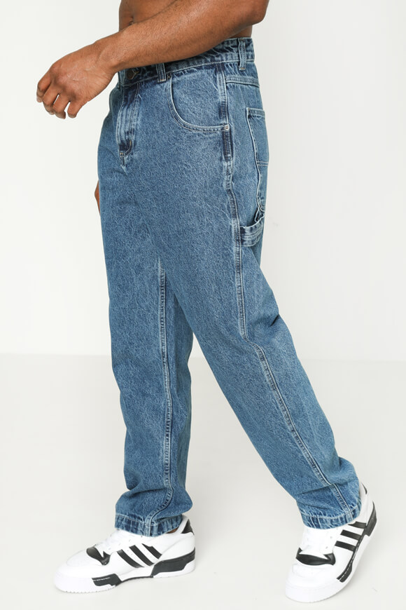 Supercrew Relaxed Straight Fit Jeans | Blue | Herren  | 38 von Supercrew