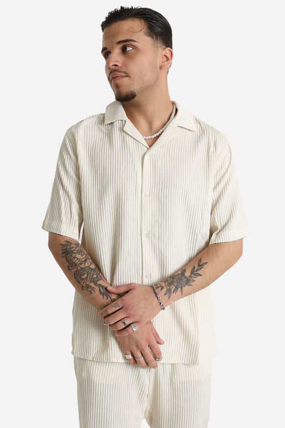 Supercrew Strukturiertes Hemd | Hellbeige | Herren  | M von Supercrew