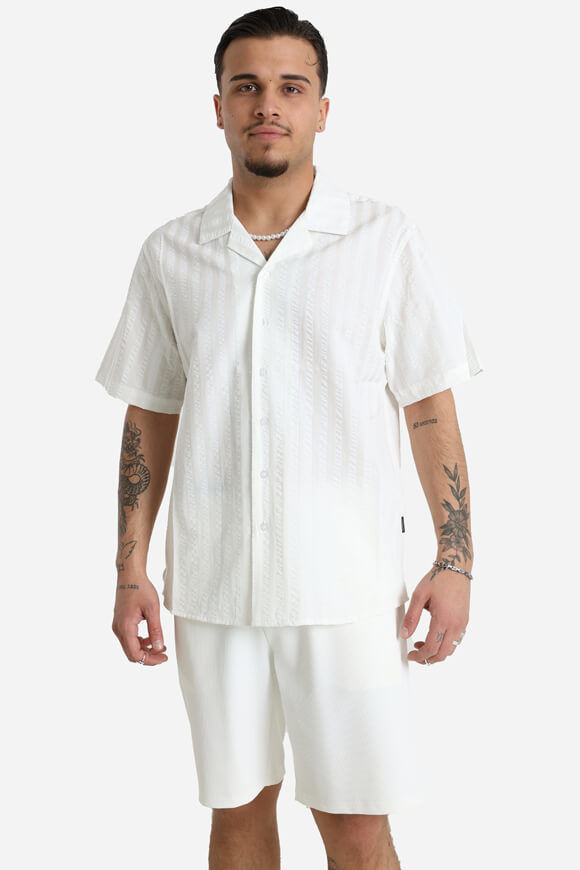 Supercrew Strukturiertes Hemd | Weiss | Herren  | M von Supercrew
