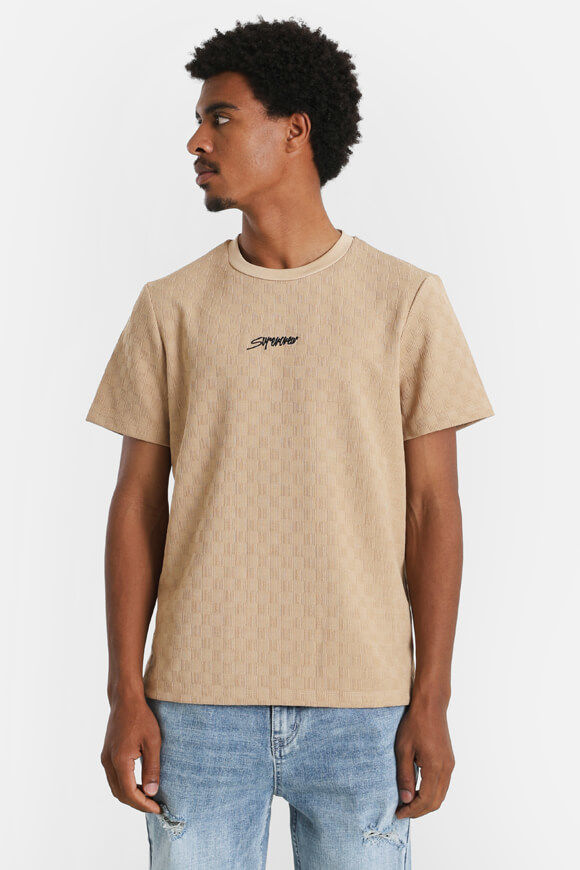 Supercrew Strukturiertes T-Shirt | Beige | Herren | M Supercrew Strukturiertes T-Shirt | Beige | Herren | M von Supercrew