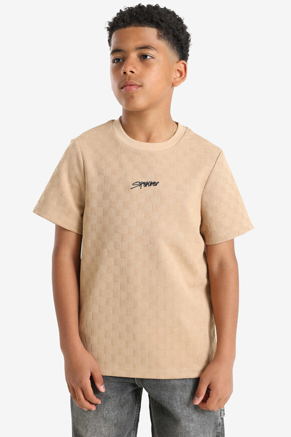 Supercrew Strukturiertes T-Shirt | Beige | Jungen  | 14 von Supercrew
