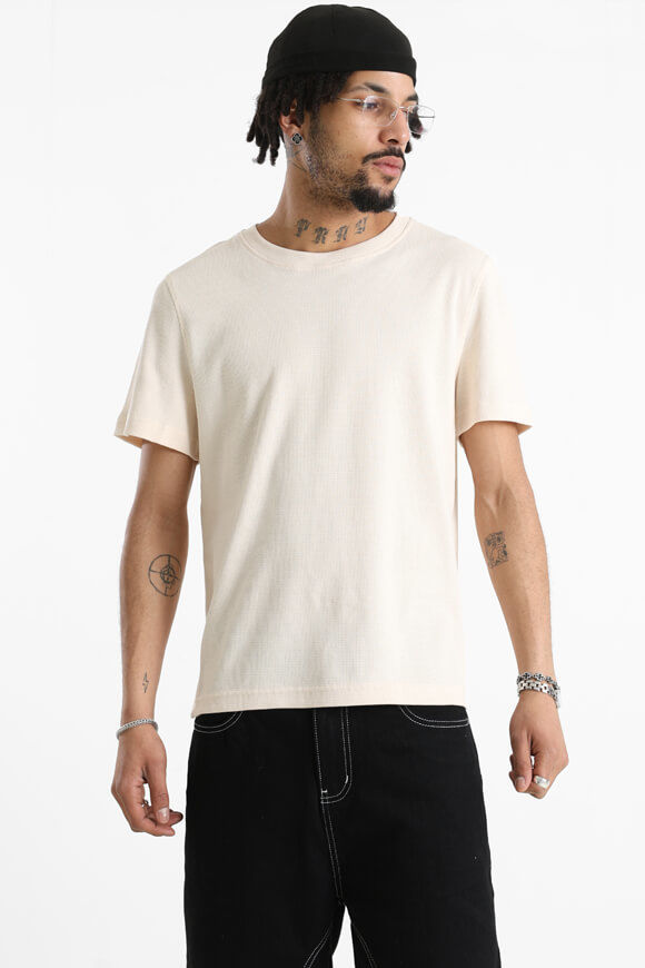 Supercrew Strukturiertes T-Shirt | Creme | Herren | L Supercrew Strukturiertes T-Shirt | Creme | Herren | L von Supercrew